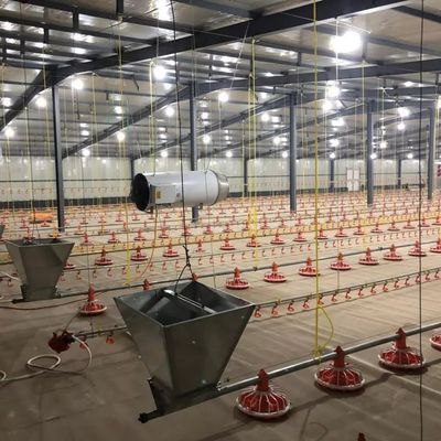 Sistem Pengumpan Ayam Otomatis 380V Dia.45 Mm Panjang 3040mm