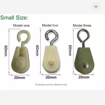 Aksesoris Rumah Unggas Nilon Saluran Makan Air Stainless Steel Pulley