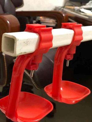 25mm Tabung Persegi Saluran Minum Unggas Plastik PVC Pipa Air Ayam