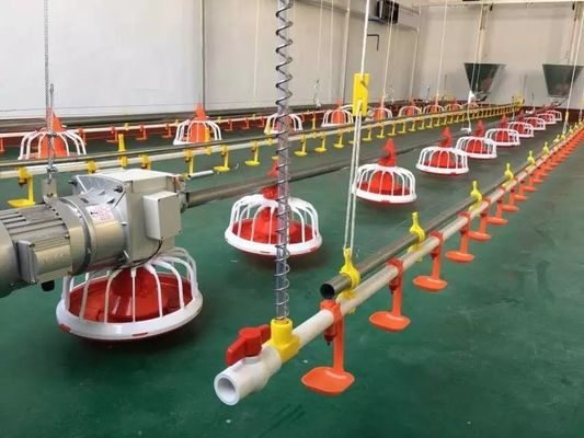 Diameter 60mm Mesin Pakan Peternakan Unggas Baja Galvanis